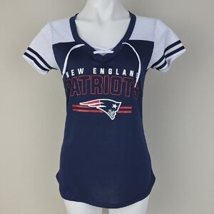 Team Apparel Navy and White Short Sleeve Tee